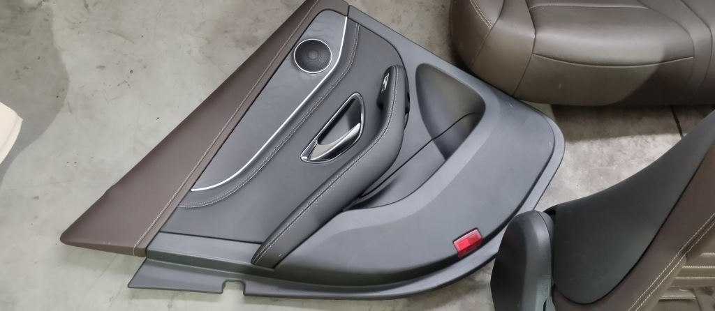 фото №10, Сидіння заднє сидіння обшивки оббивка коричневий mercedes glc w253 suv x253 253