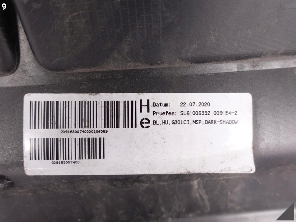 фото №10, Bmw 5 g30 g31 lift 20-23 m-pakiet спойлер диффузор