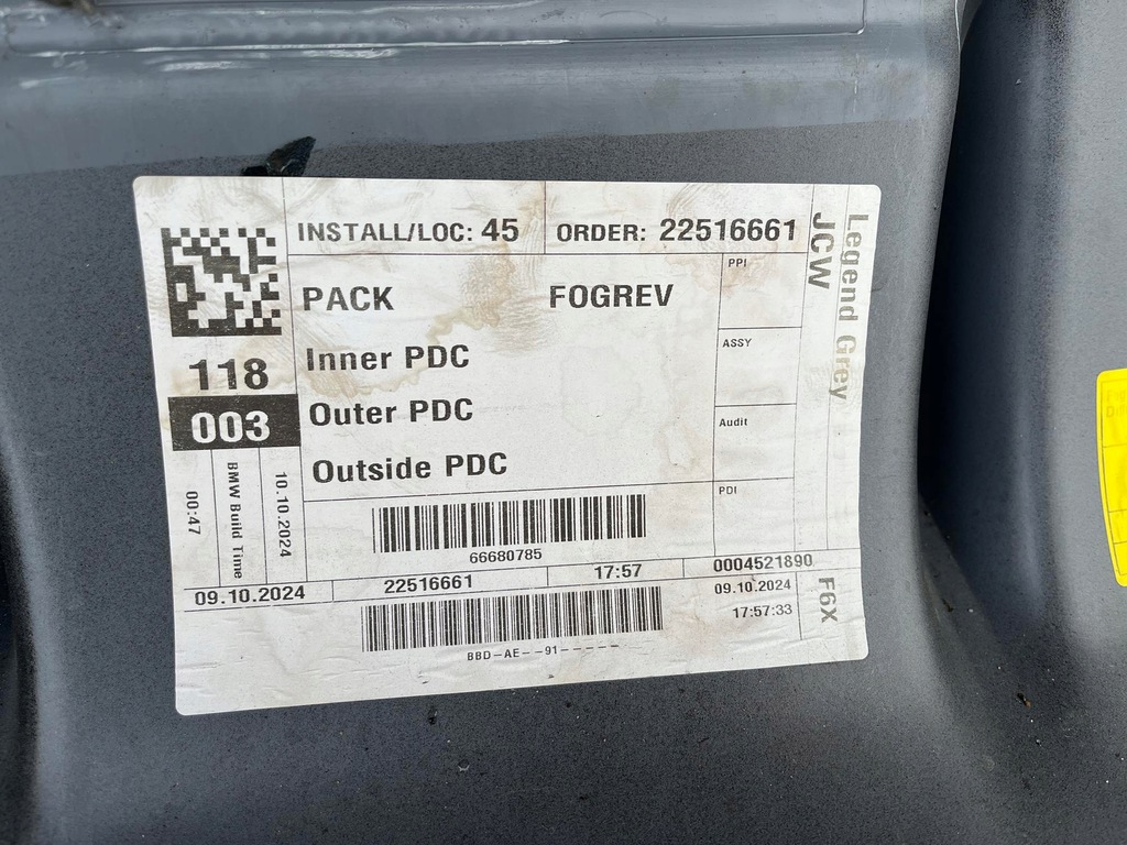 фото №10, Бампер задняя задний mini cooper f66 s jcw хороший