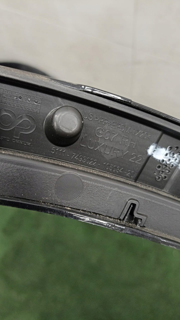 фото №5, Bmw x7 g07 молдинг крыла задняя правая m-pakiet lci 7493022