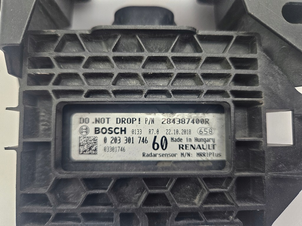 фото №10, Renault kadjar lift 2018 - радар датчик acc distronic круиз-контроль 284387400r