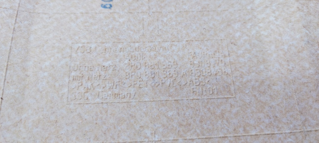 фото №5, Захист задня сидіння audi a3 8p 3 двері 8p0881969