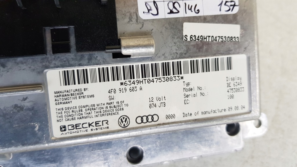 фото №2, Дисплей audi a6 c6