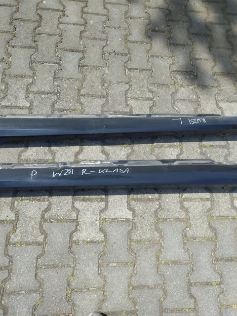 фото №3, Mercedes w251 r klasa молдинг порог порог накладка