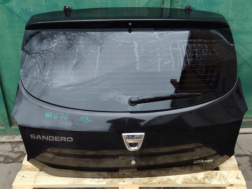 фото №1, Dacia sandero ii stepway 13r кришка багажника багажника комплектна nv676