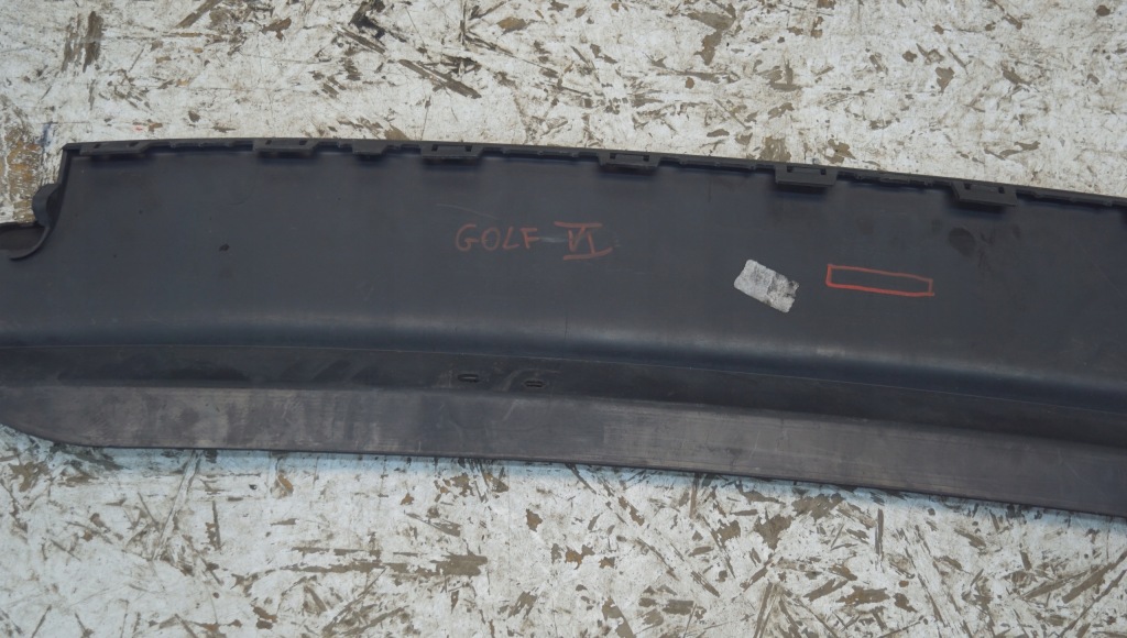 фото №10, Накладка диффузор бампера задняя vw golf vi hb 5k6807521m
