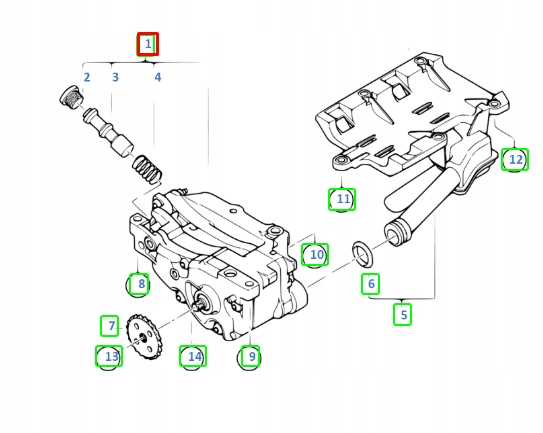 фото №8, Насос оливи bmw 1 e81 11415a12274 оригінальна