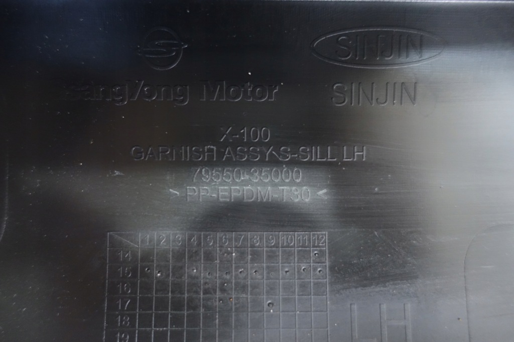 фото №9, Накладка молдинг порог левая ssangyong tivoli