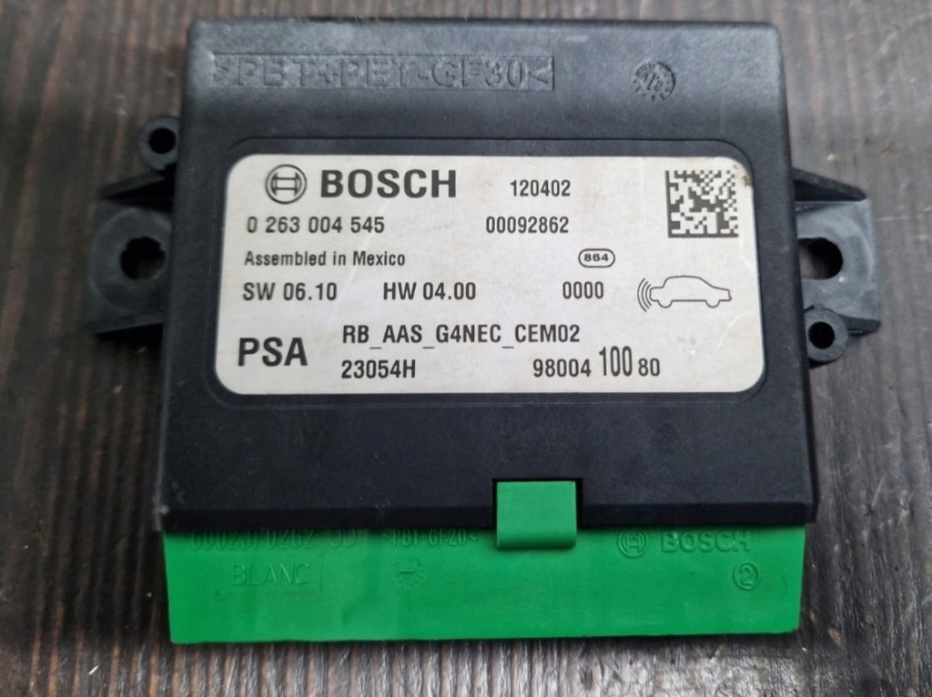 фото №1, Модуль блок керування pdc citroen c4 ii 9800410080