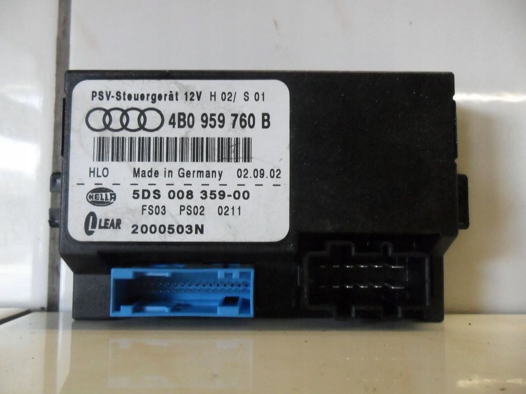 фото №1, Audi a6 c6 02 lift модуль пам'яті сидіння 4b0959760b
