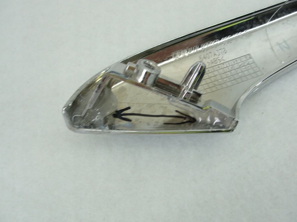 фото №9, Решітка протитуманної фари +хром правий góra i dół mitsubishi space star ii lift 2020-