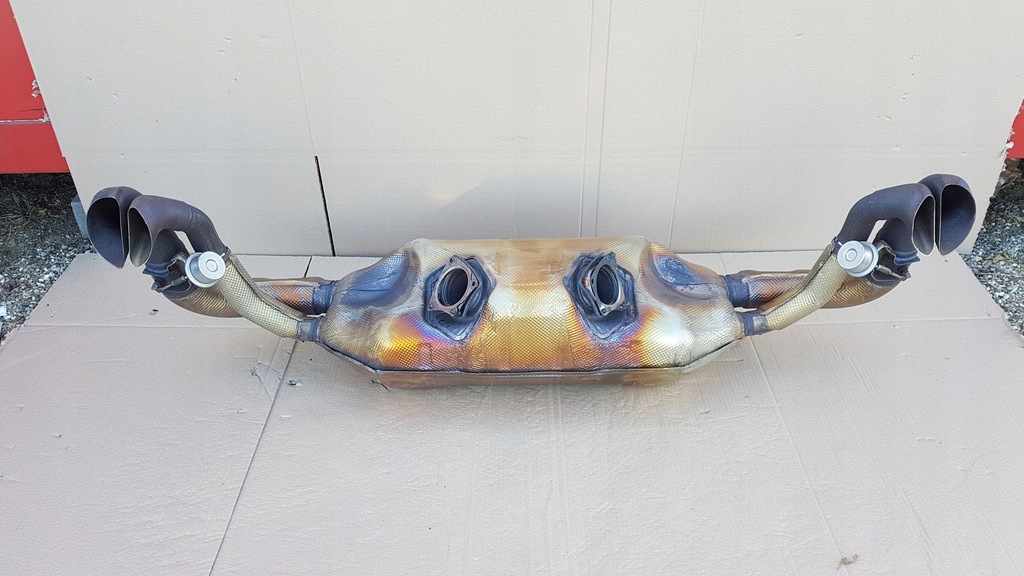 фото №6, Гаситель выхлоп конечный audi r8 4s0 15- демонтаж
