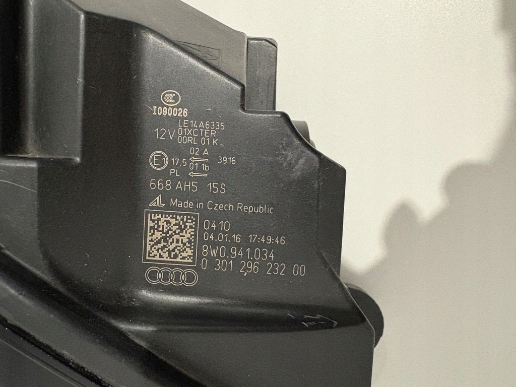 фото №15, Audi a4 b9 16r лампа правый перед full led 8w2941034