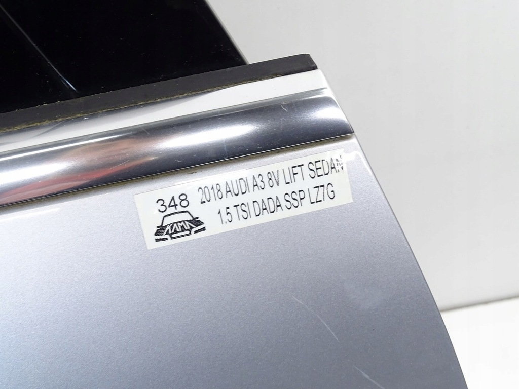 фото №10, Двері ліва лівий задня задні audi a3 s3 8v sedan сріблястий lz7g