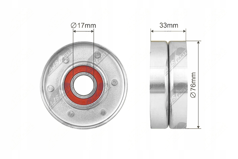 фото №1, Ролик натяжителя ремень клиновой honda cr-v iii 2.4