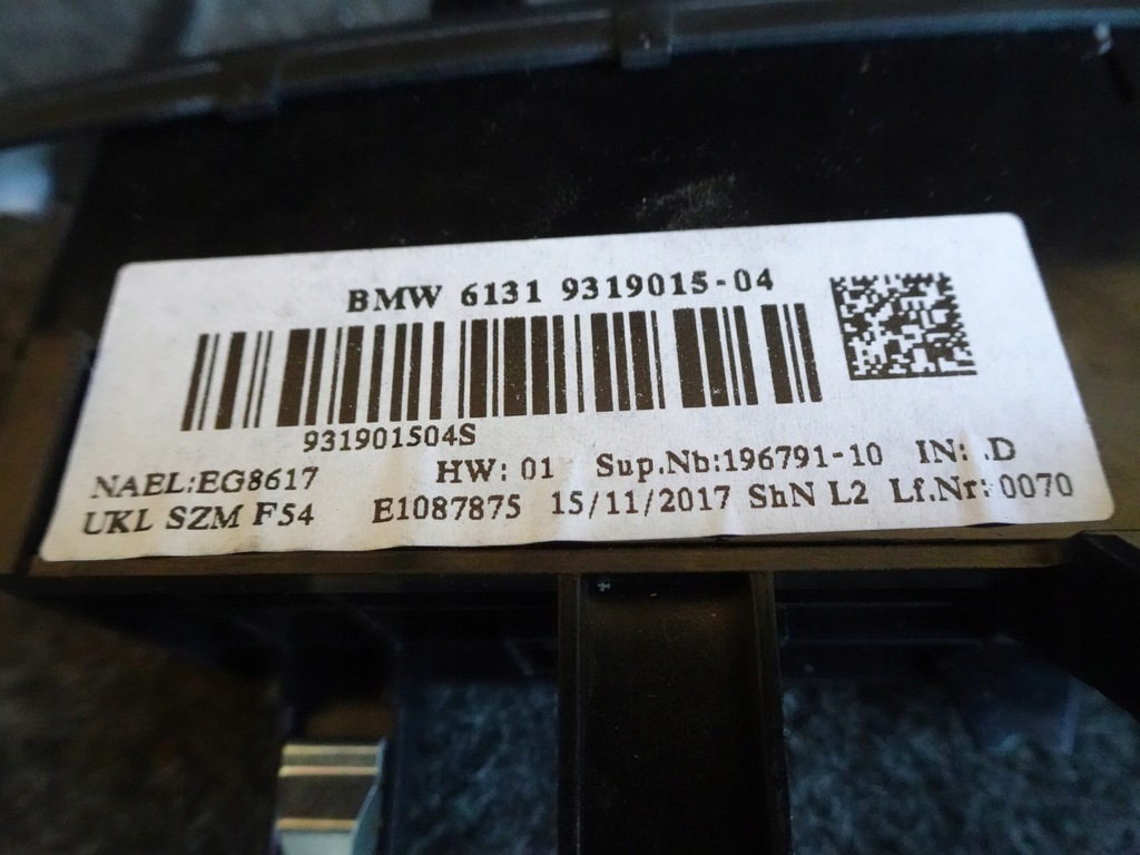 фото №3, Mini clubman f54 панель запуск стоп 9319015