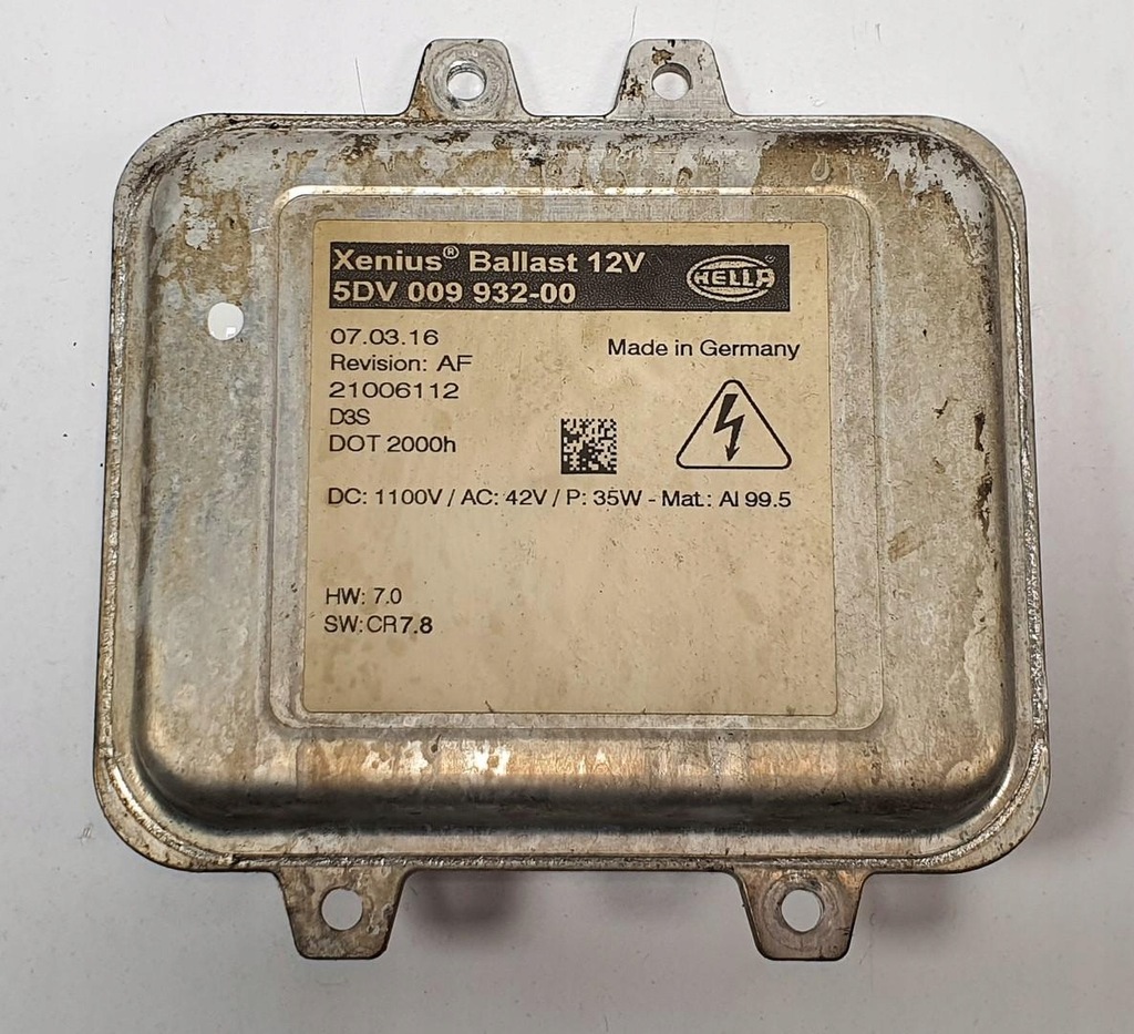 фото №1, Преобразователь ксенон opel insignia a 5dv009932-00