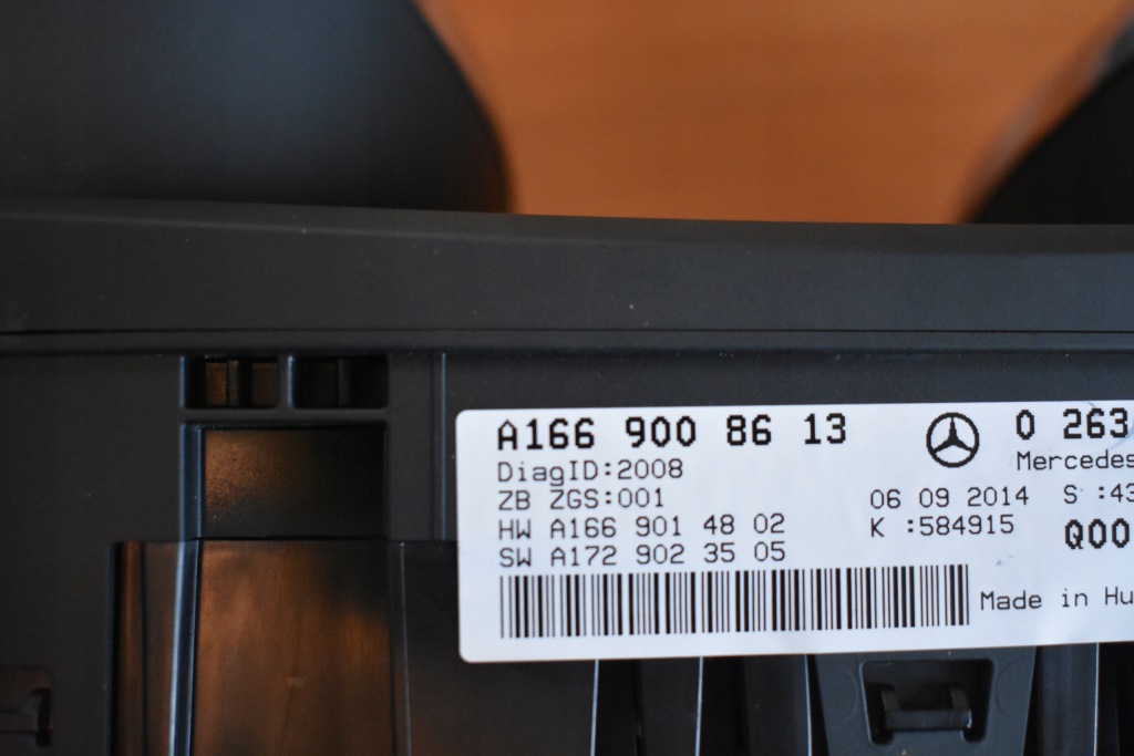 Idealny счетчик приборы mercedes w166 1 9 Доставка