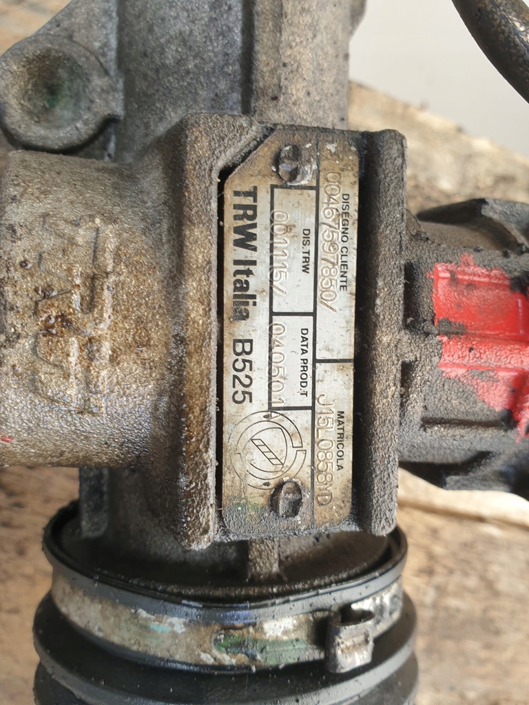 фото №7, Fiat marea 1.6 16v рейка рульова трансмісія europa