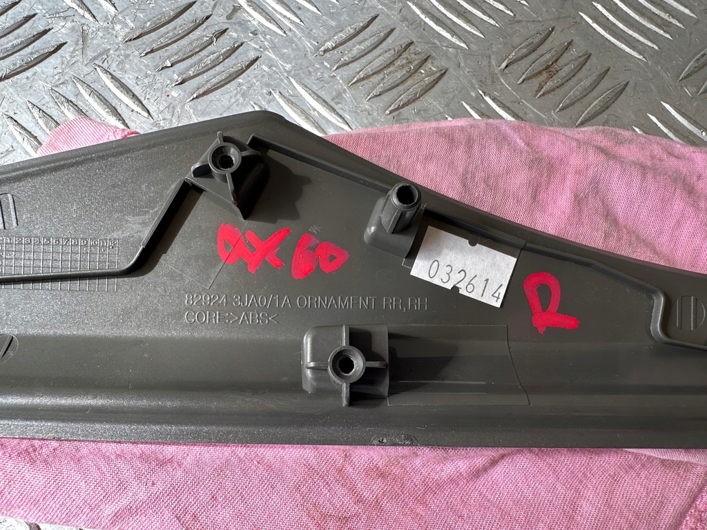 фото №10, Infiniti jx35 qx60 13- dekor молдинг обшивка дверь правый задняя 82924-3ja0