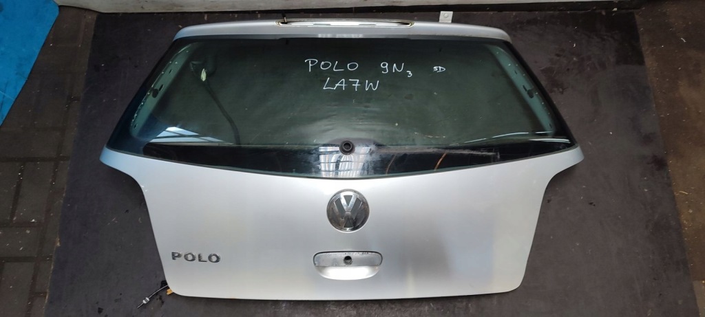 фото №9, Крышка багажника багажника vw polo 9n lift 5d la7w