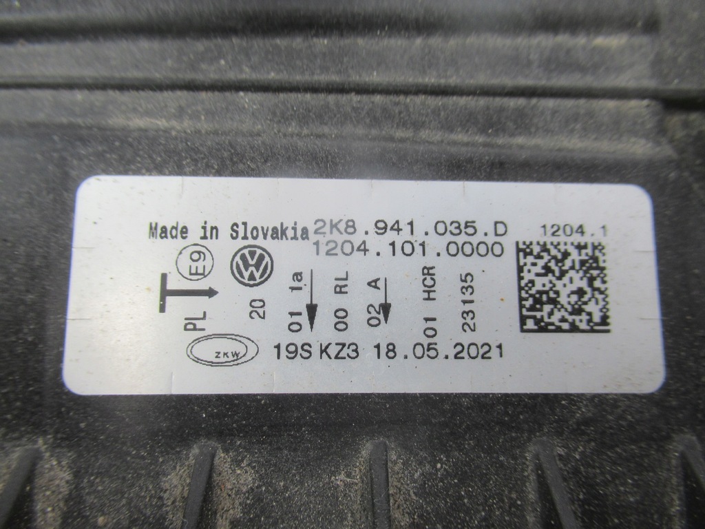 фото №15, Vw caddy 5 v 2k8 2k7 21- лампа левая full led 2k8941035d