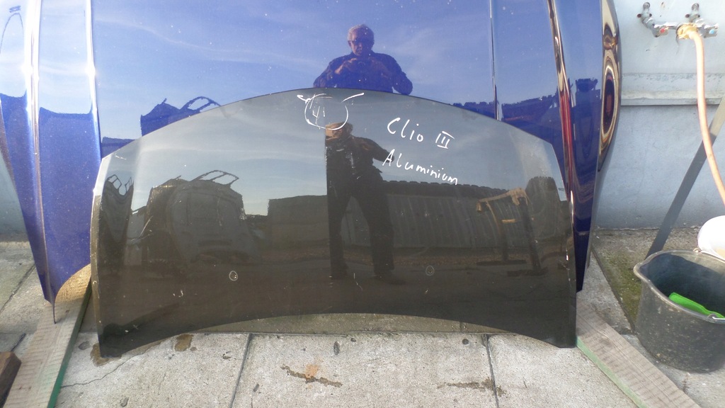 фото №1, Renault clio iii 2005 капот алюминиевая