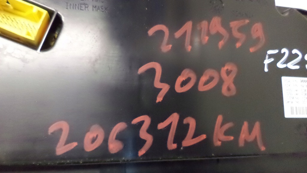 фото №6, Лічильник прилади peugeot 3008 1 i 1.6vti 10r europa