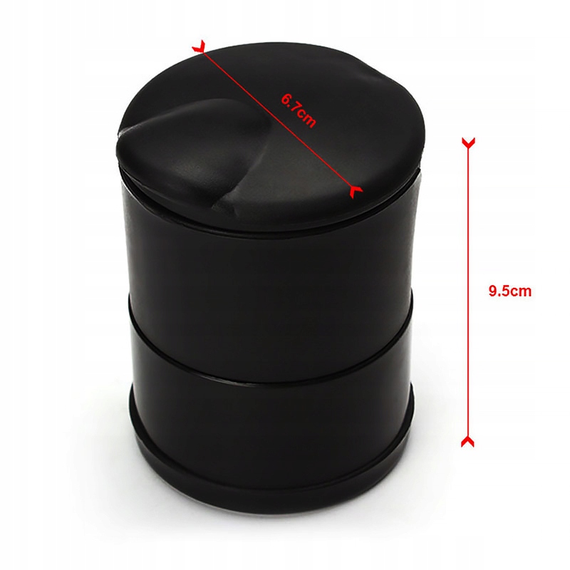 Попільничка автомобільна led корзина w місце чашка Зі Шроту