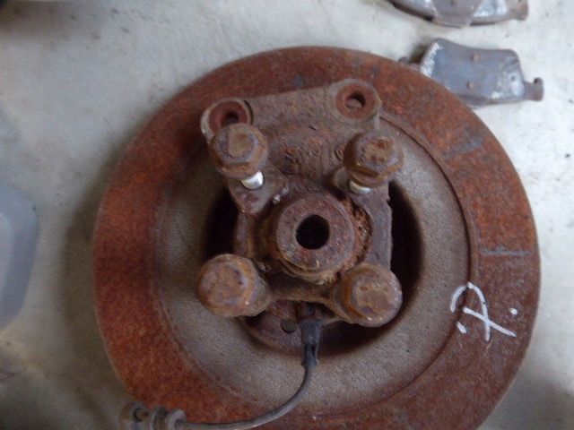 фото №7, Espace iv 02-06 поворотний кулак ступиця диск гальмівна задня ліва права kpl 1.9 dci