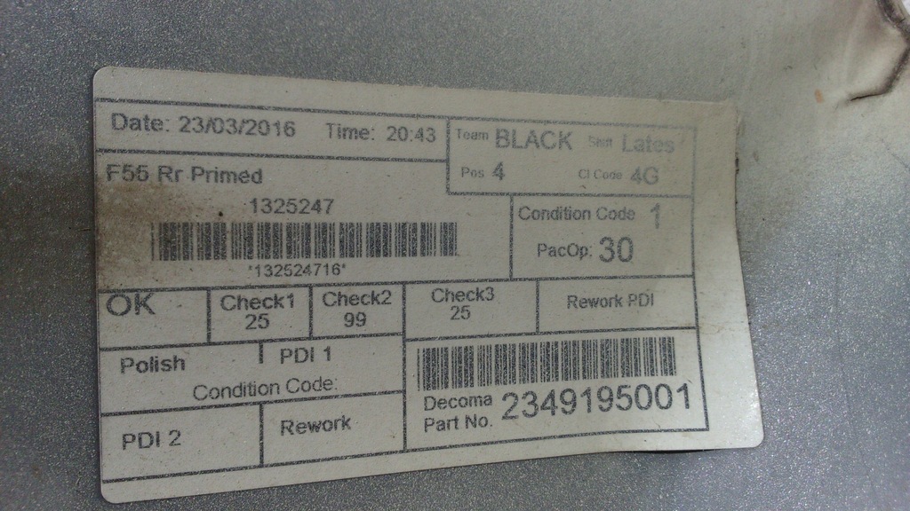 фото №10, Mini cooper one f55 бампер задній задня pdc 7318822