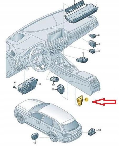 фото №6, Выключатель авто удержание audi a4 16-