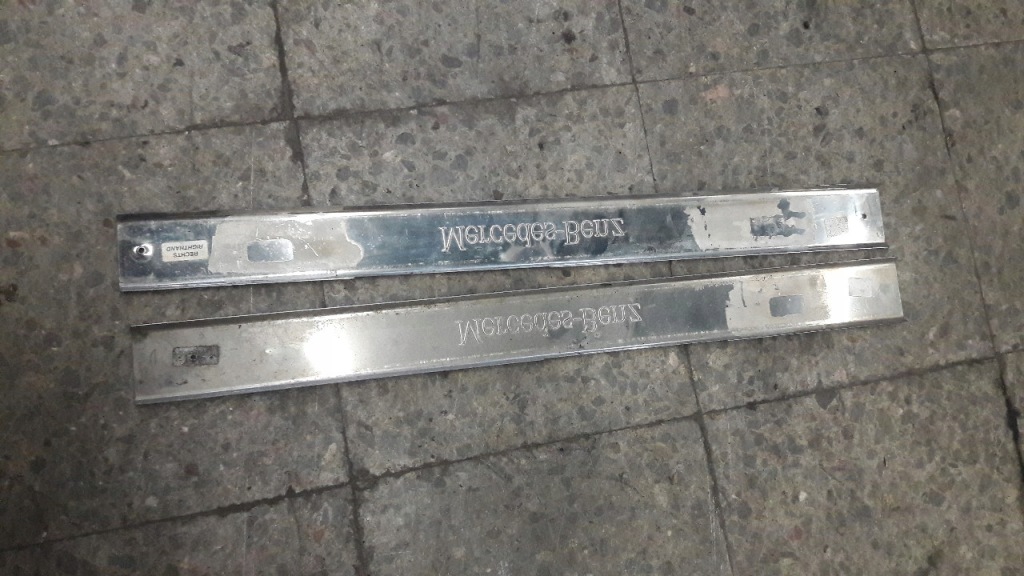 фото №6, Накладки пороговые левый/правый перед mercedes w163 kpl