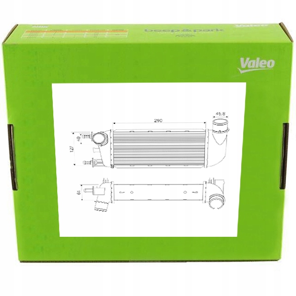 Купить Интеркулер valeo к fiat 500 1.3