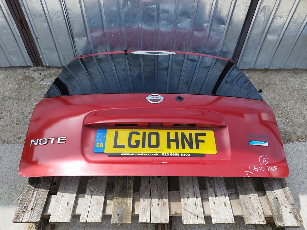 фото №10, Кришка багажника багажника скло задня nissan note e11 lata 2006-2012 a32 g