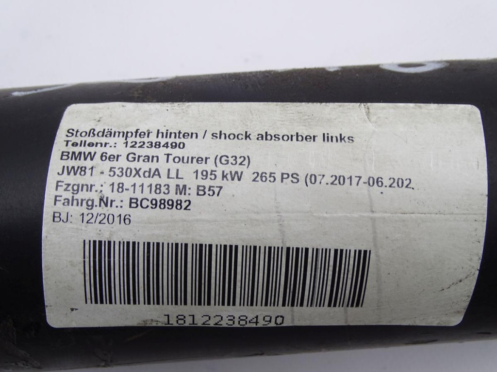 Bmw 6 gt g32 3.0d b57 17-20 wał приводной оригинал 8623025 Недорого