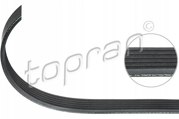Ремень клиновой многоручьевой topran к seat leon 2.0 Цена