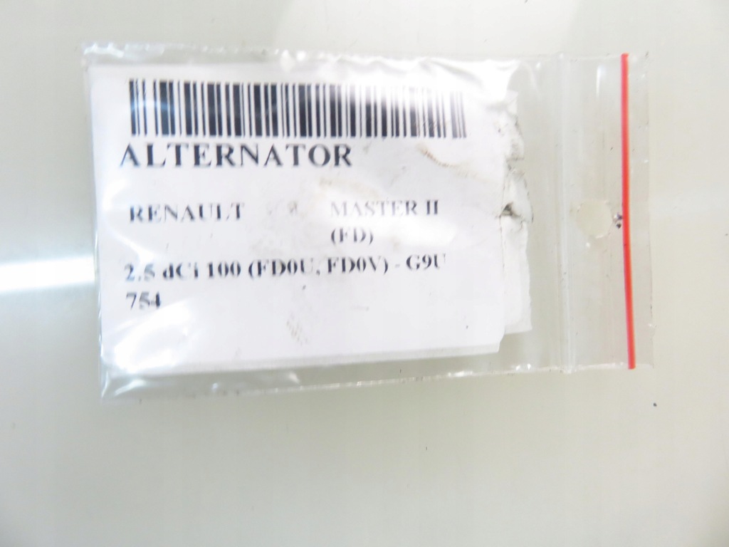 фото №9, Генератор renault master ii 2.5 dci 100 - g9u 754 stx100061