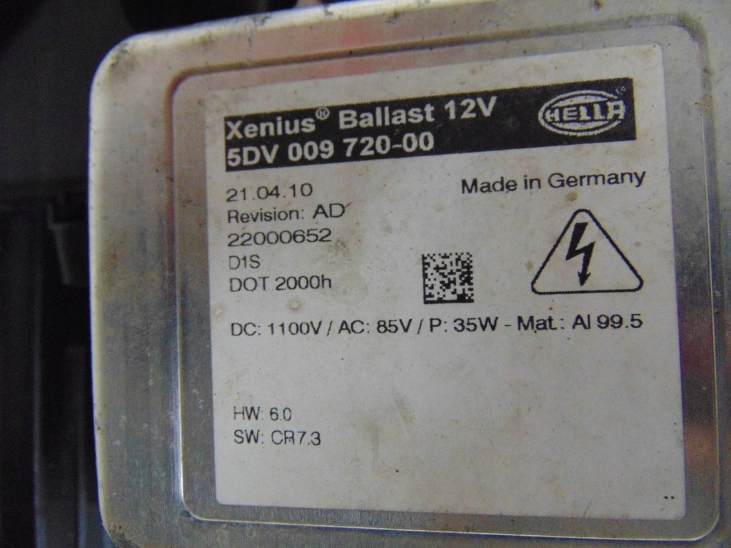 фото №15, Лампа права перед ксенон opel insignia a 13226793 europa комплектна