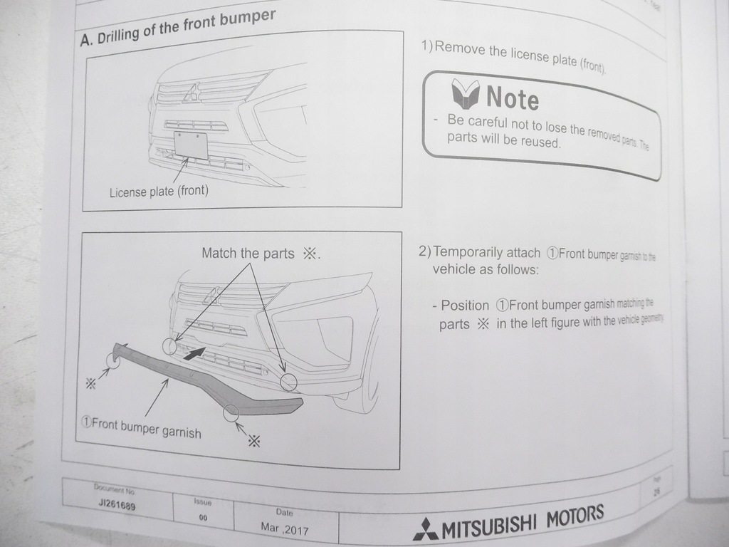 фото №9, Mz576673ex молдинг бампера передний eclipse cros