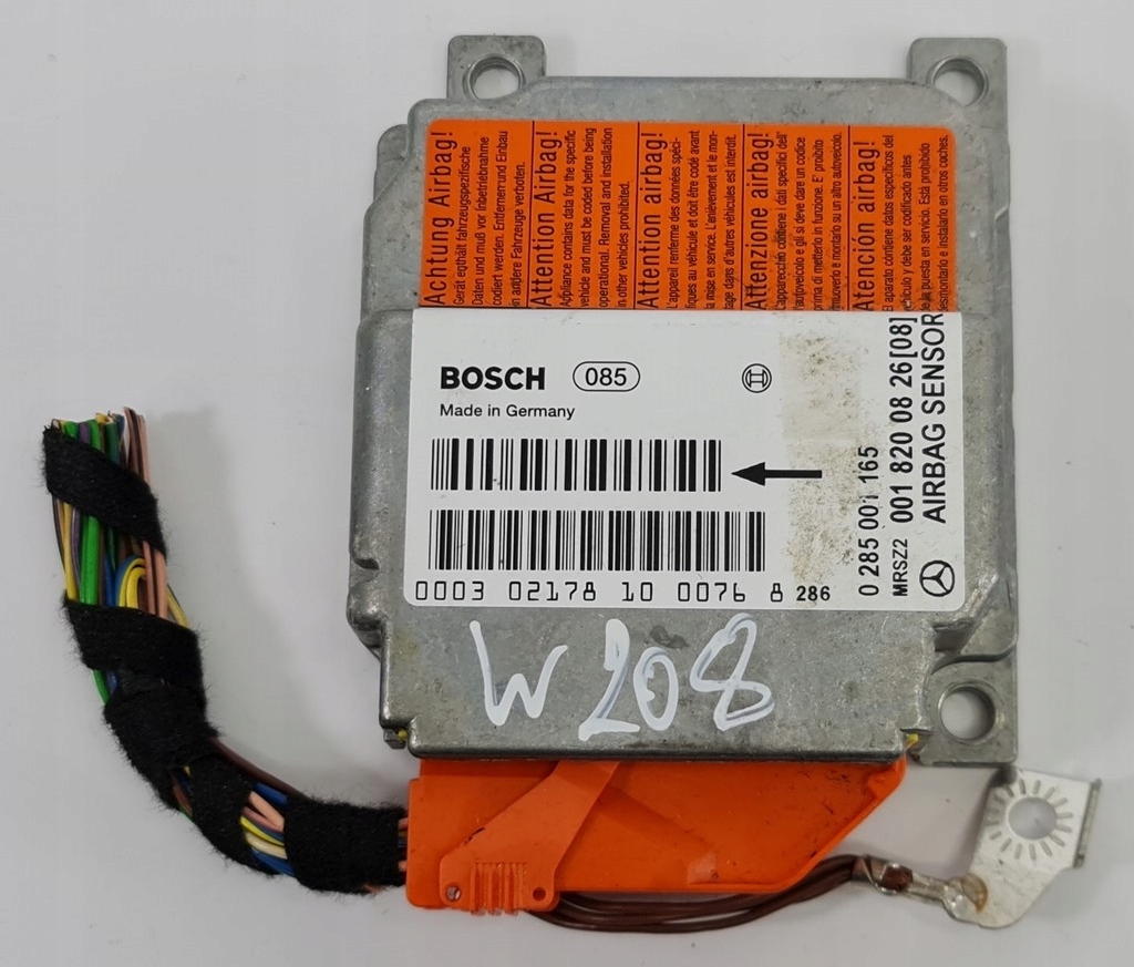 фото №1, Датчик air bag подушка безопасности mercedes clk w208 0018200826