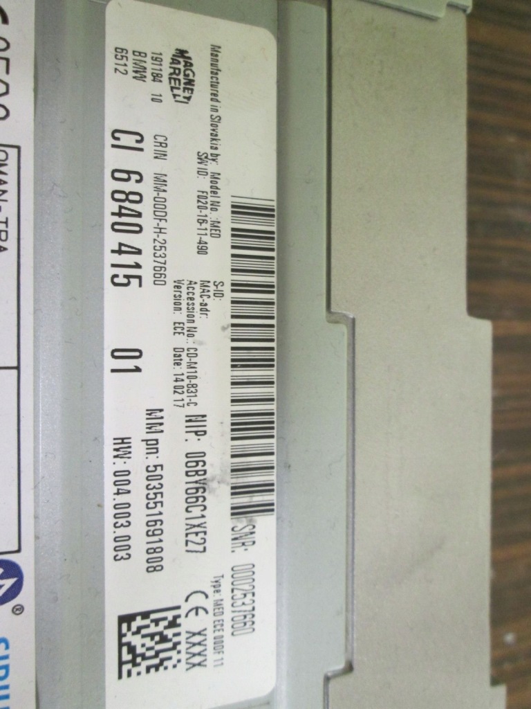 Bmw f45 f20 f30 f07 f10 f48 радио navi plus 6840415 Оригинал