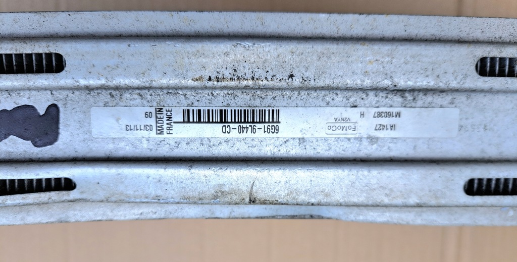 фото №8, Ford focus mk3 freelander 2 радиатор воздуха интеркулер 6g91-9l440-cd