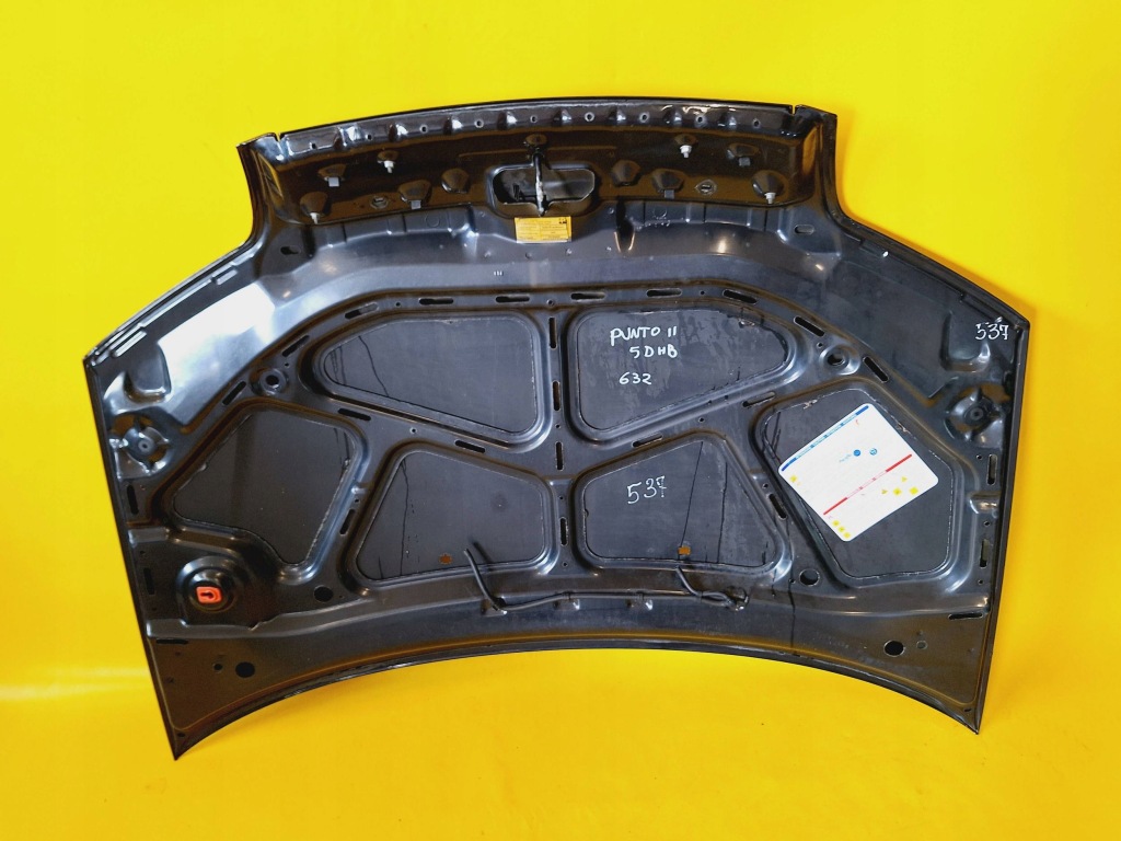 Капот кришка двигуна punto 2 рестайлінг  lak: 632 hb 5d nr537 Ціна