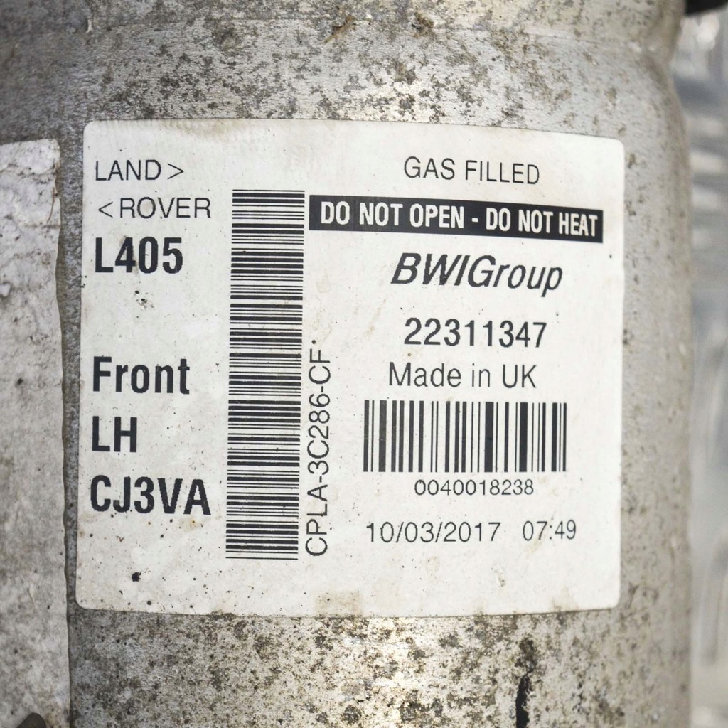 фото №7, Land rover range rover l405 2017 левая сторона амортизатор передний