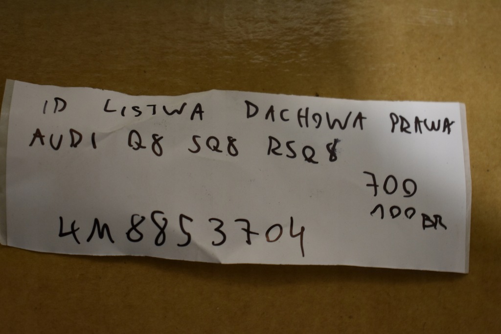 фото №8, Idealna молдинг кровельная правая audi q8 sq8 rsq8 1