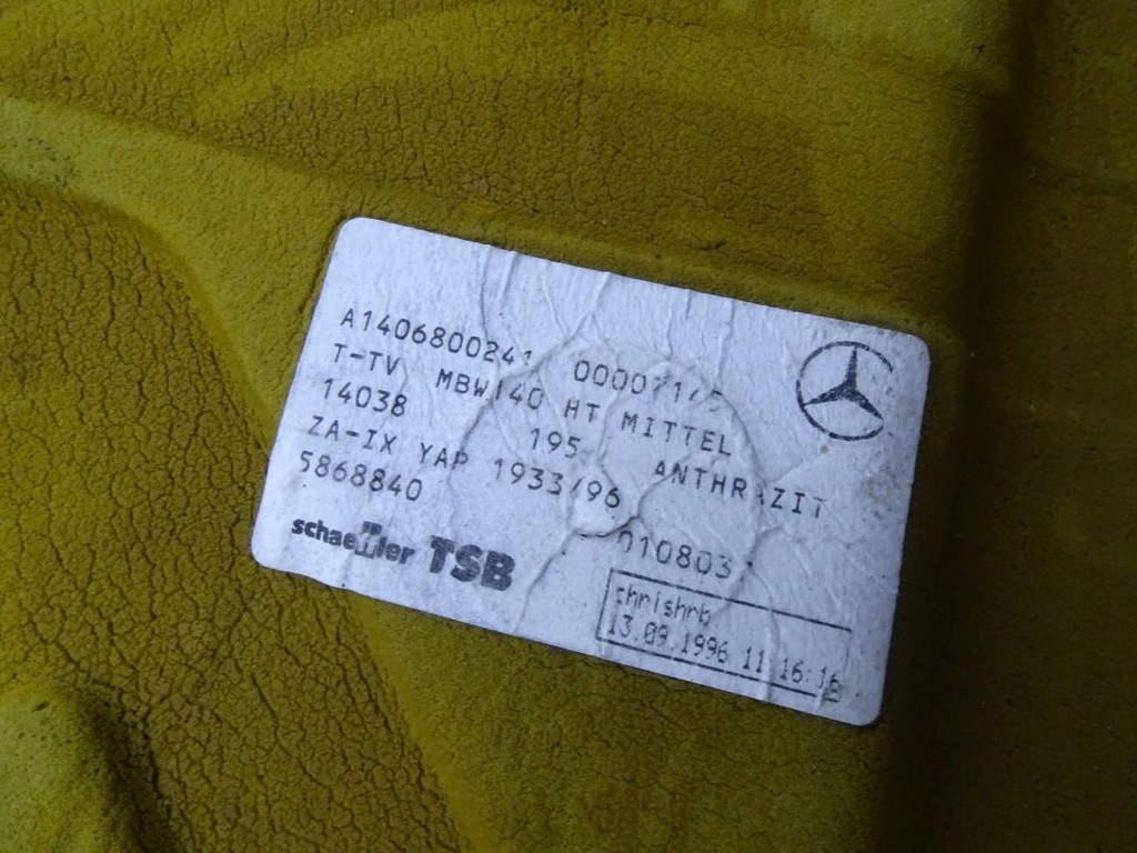 фото №12, Mercedes s-klasa w140 coupe 91-98 килимок обшивка підлога комплект europa