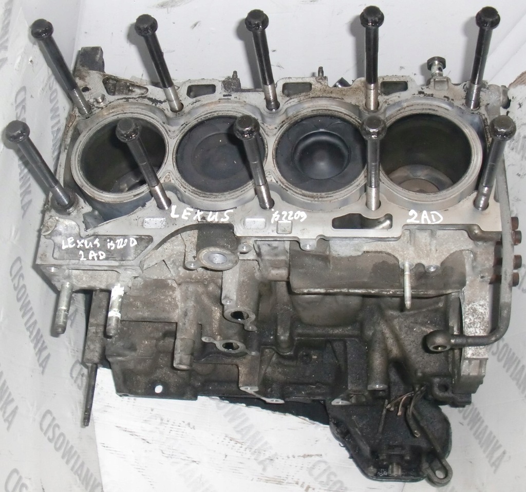 фото №1, Lexus is ii is220 2.2 d-cat 2ad блок dół двигуна поршні wał