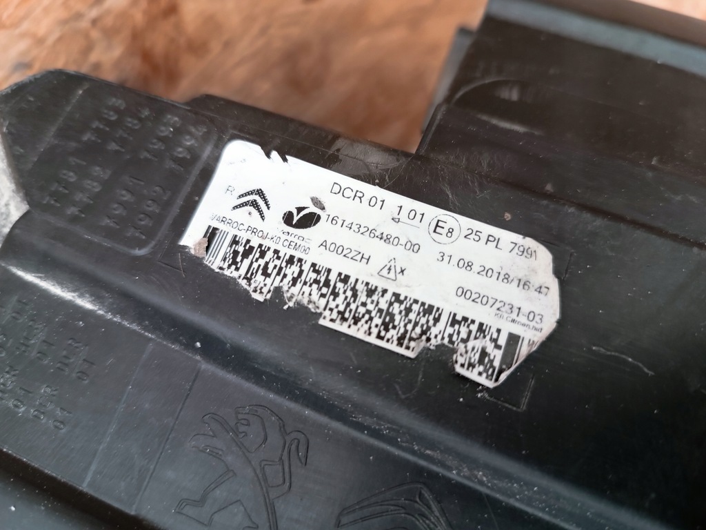 фото №12, 1614326480 лампа фара правий перед citroen jumpy spacetourer