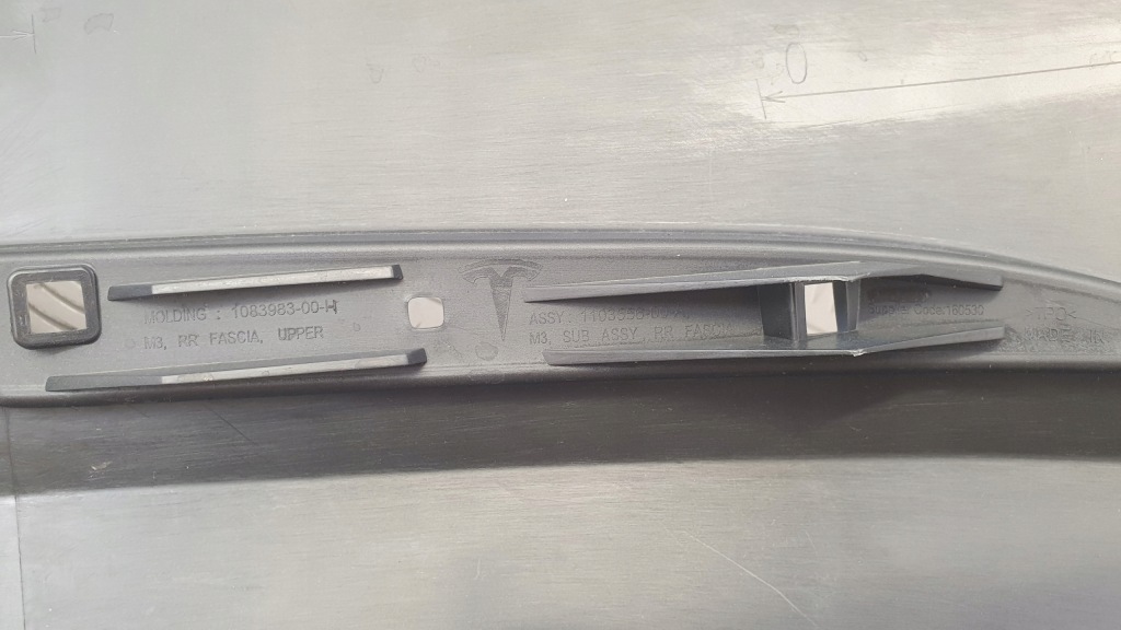 фото №9, Tesla model 3 бампер задня задній